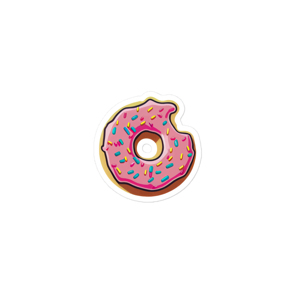 Donut #4 - Bubble-free stickers