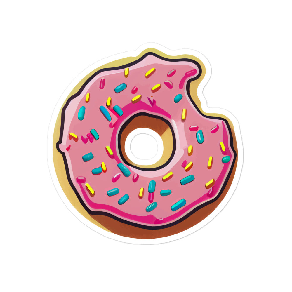 Donut #4 - Bubble-free stickers