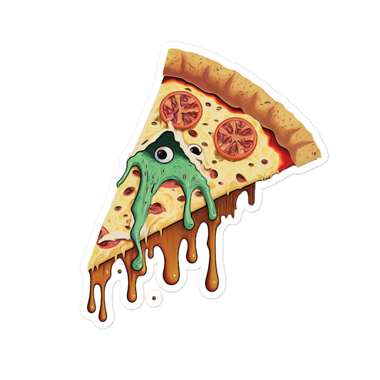 Pizza Monster - Bubble-free stickers