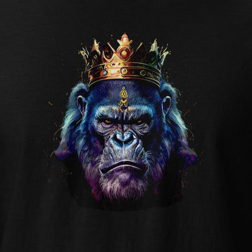 King G #1 - Crowned Gorilla- Men’s garment-dyed heavyweight t-shirt