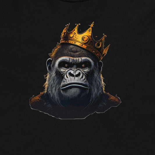 King G #2 - Crowned Gorilla- Men’s garment-dyed heavyweight t-shirt