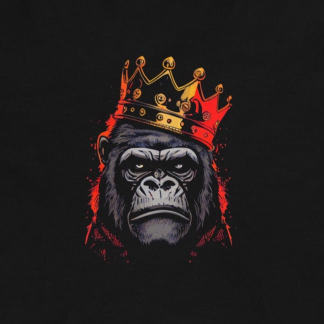 King G, Crowned Gorilla - Men’s garment-dyed heavyweight t-shirt