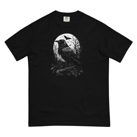 Raven #1 - Men’s garment-dyed heavyweight t-shirt