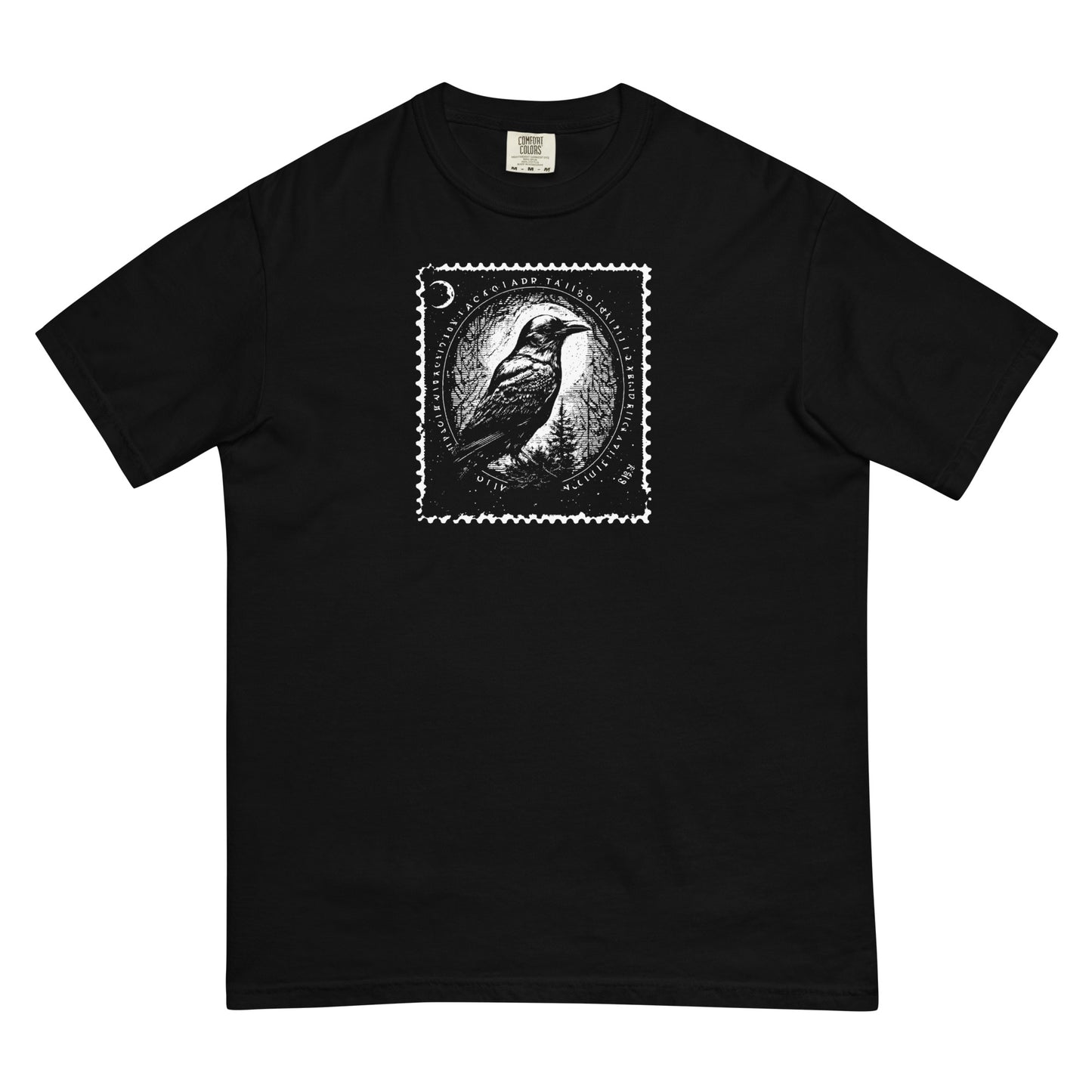 Raven Stamp #1 - Men’s garment-dyed heavyweight t-shirt