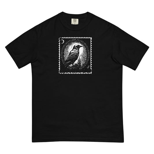 Raven Stamp #1 - Men’s garment-dyed heavyweight t-shirt