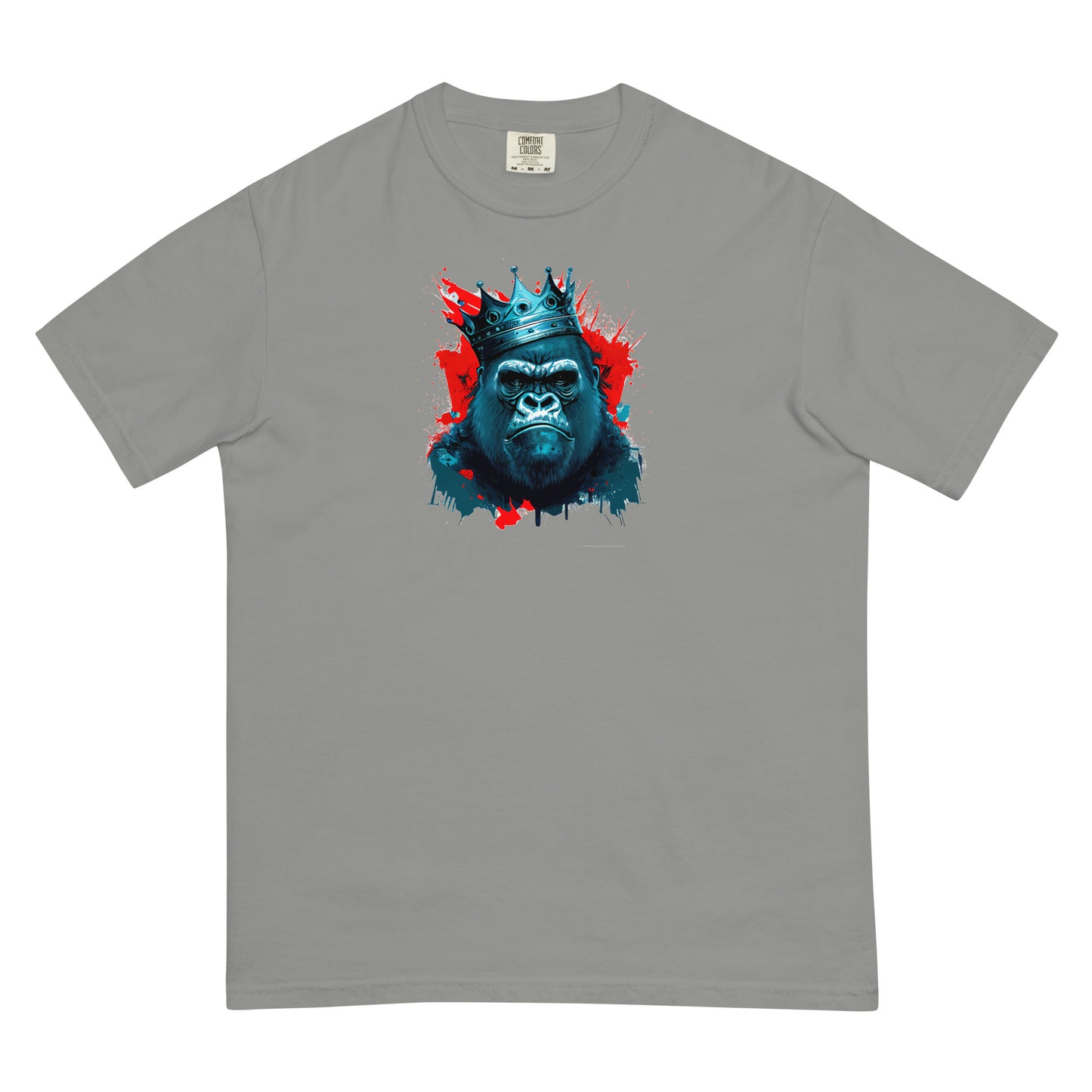 King G #3 - Crowned Gorilla- Men’s garment-dyed heavyweight t-shirt