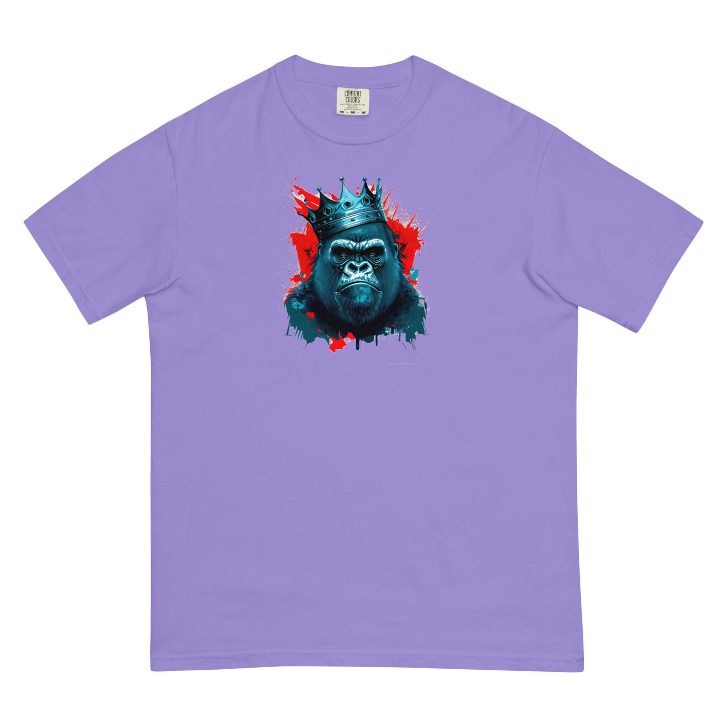 King G #3 - Crowned Gorilla- Men’s garment-dyed heavyweight t-shirt