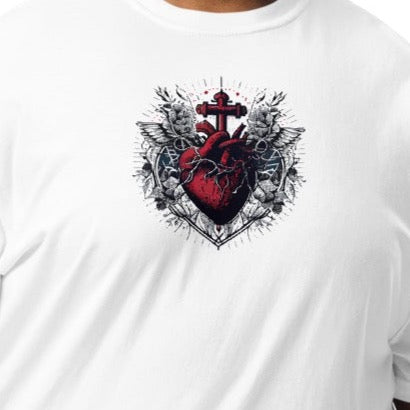 Sacred Heart #1 - Men’s garment-dyed heavyweight t-shirt