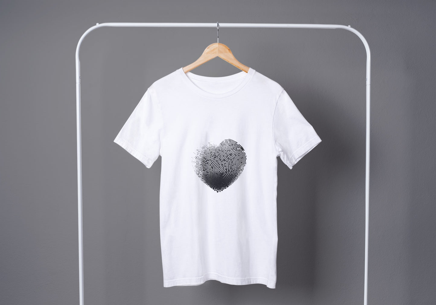 Heart Fingerprint - Women's short sleeve T-shirt