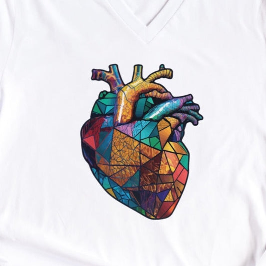 Tesselated Heart #1 - Women's short sleeve T-shirt