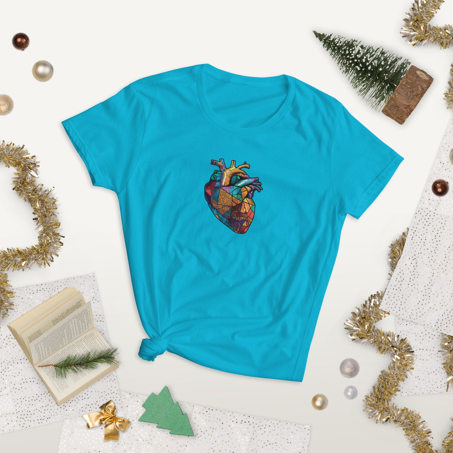 Tesselated Heart #1 - Women's short sleeve T-shirt