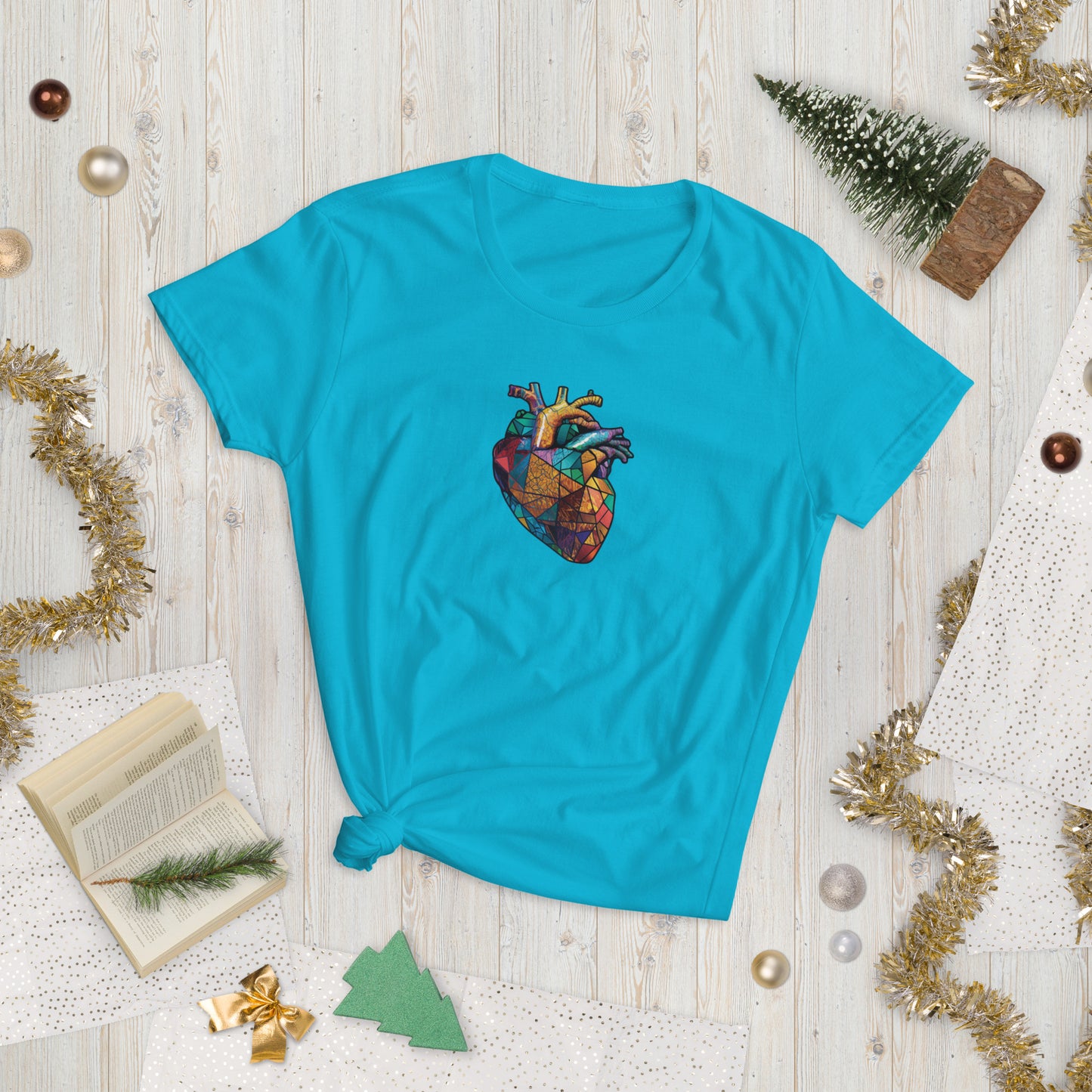 Tesselated Heart #1 - Women's short sleeve T-shirt