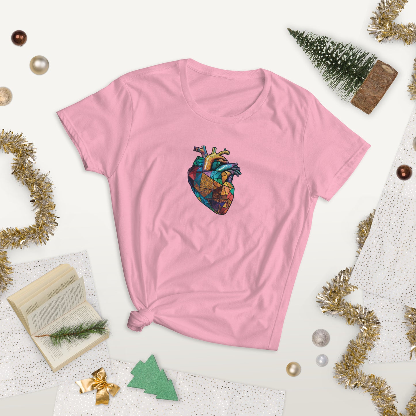 Tesselated Heart #1 - Women's short sleeve T-shirt