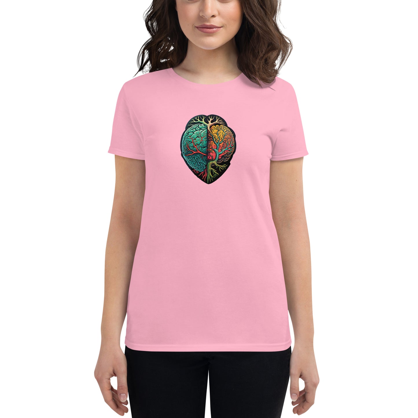 Brain and Heart #1 - Women's short sleeve T-shirt