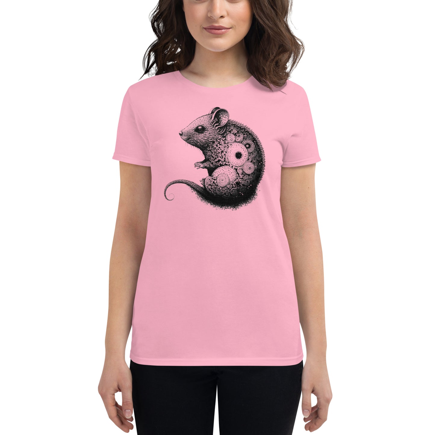 Hamster Tattoo Style, Women's short sleeve T-shirt