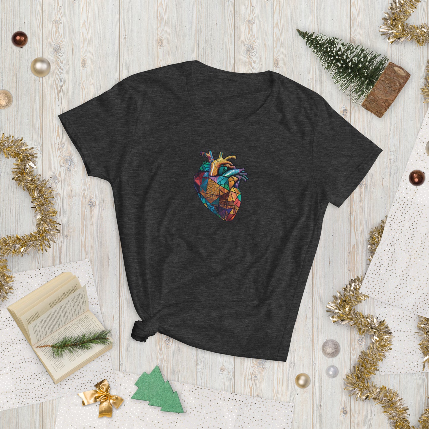 Tesselated Heart #1 - Women's short sleeve T-shirt