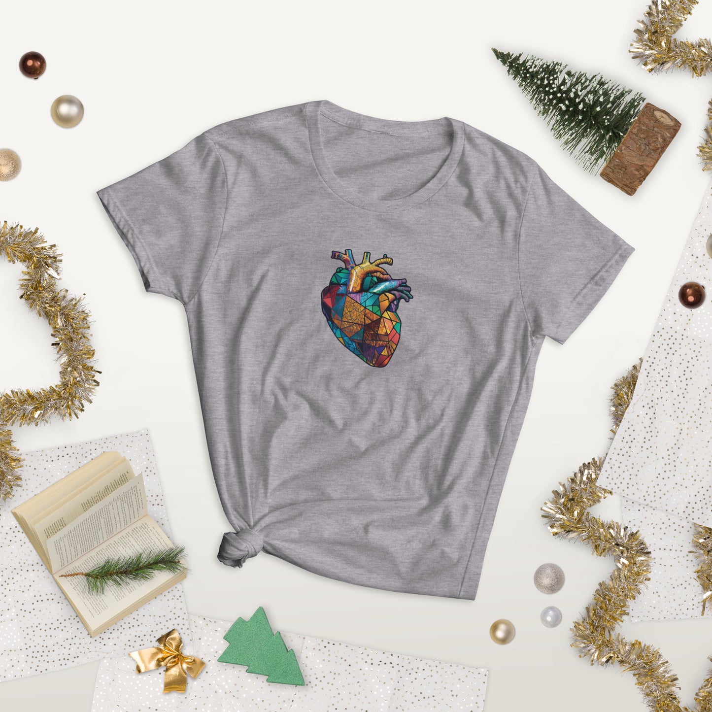 Tesselated Heart #1 - Women's short sleeve T-shirt