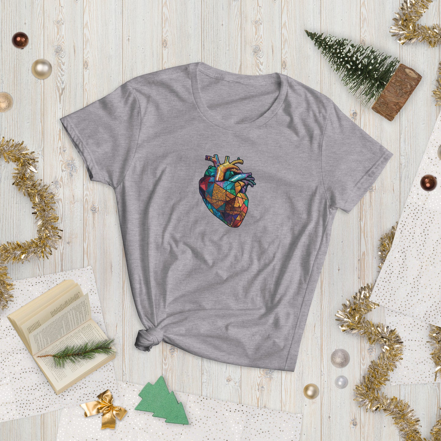 Tesselated Heart #1 - Women's short sleeve T-shirt