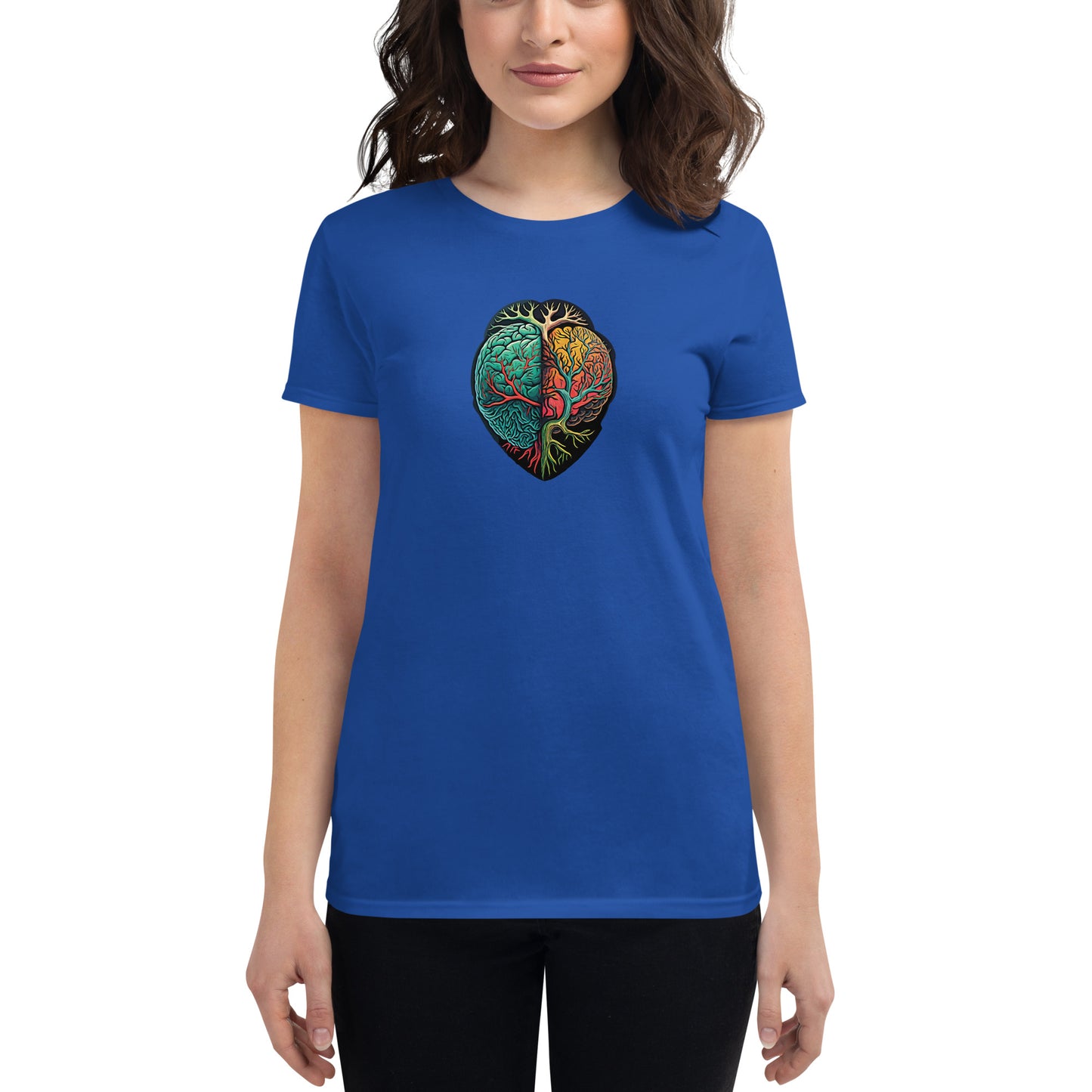 Brain and Heart #1 - Women's short sleeve T-shirt