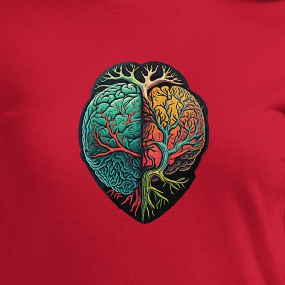 Brain and Heart #1 - Women's short sleeve T-shirt