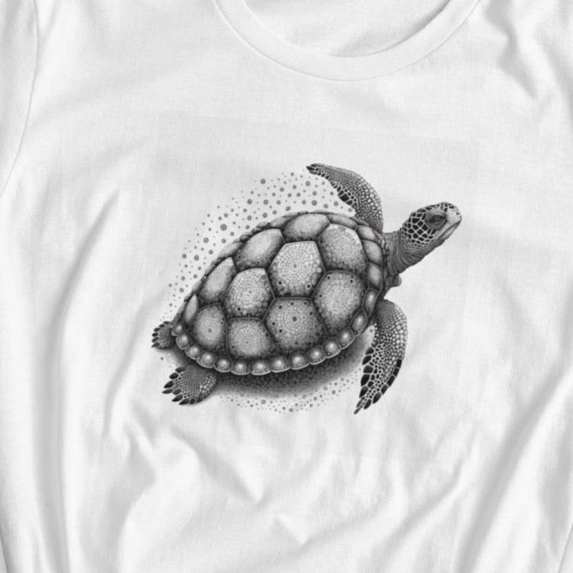 Turtle Tattoo Style, Women's short sleeve T-shirt