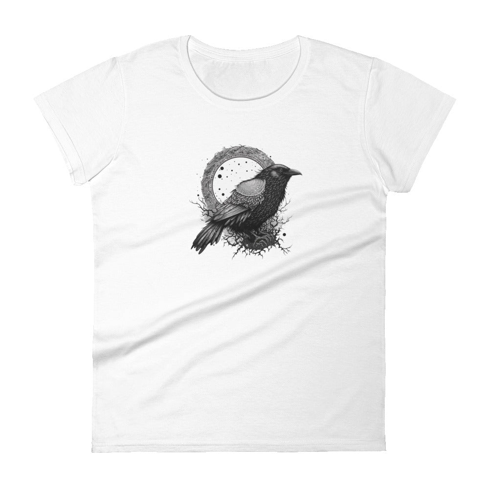 Raven Tattoo Style, Women's short sleeve T-shirt