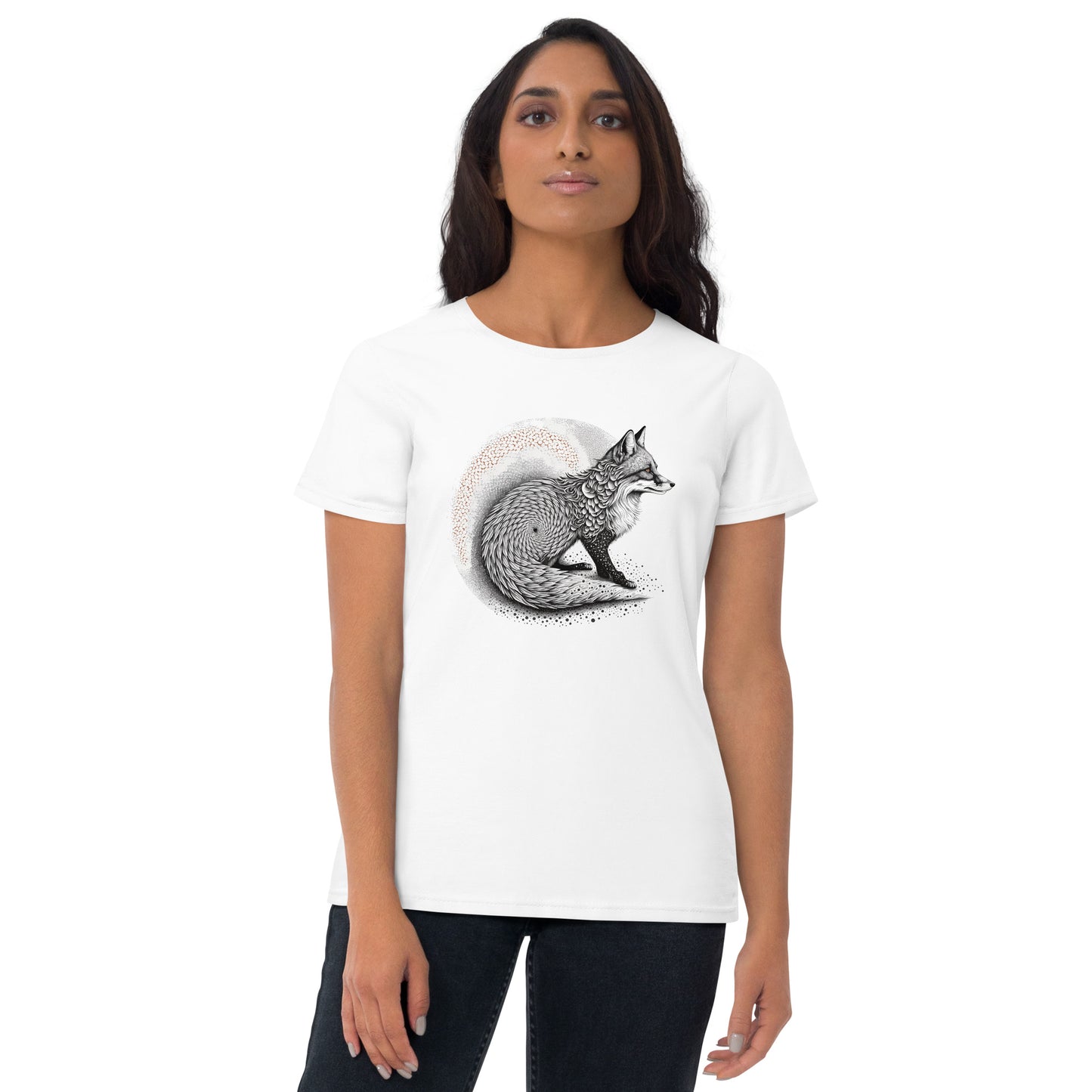 Fox Tattoo Style, Women's short sleeve T-shirt