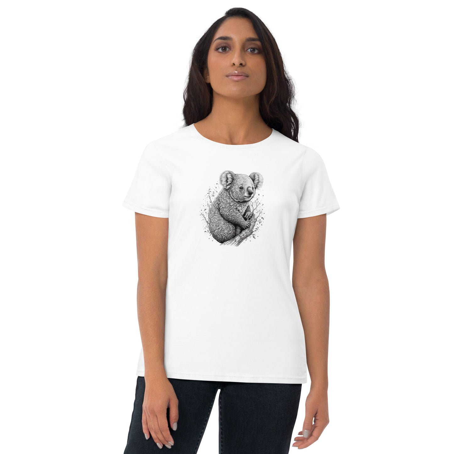 Koala Tattoo Style, Women's short sleeve T-shirt