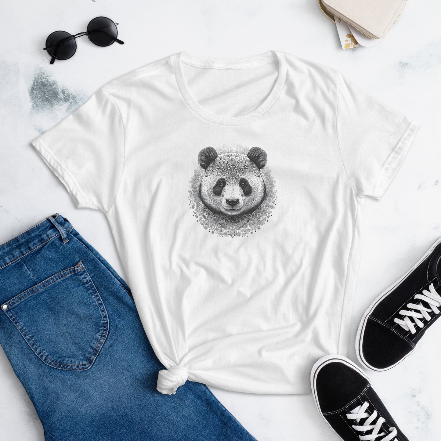 Panda #1 - Women's short sleeve T-shirt