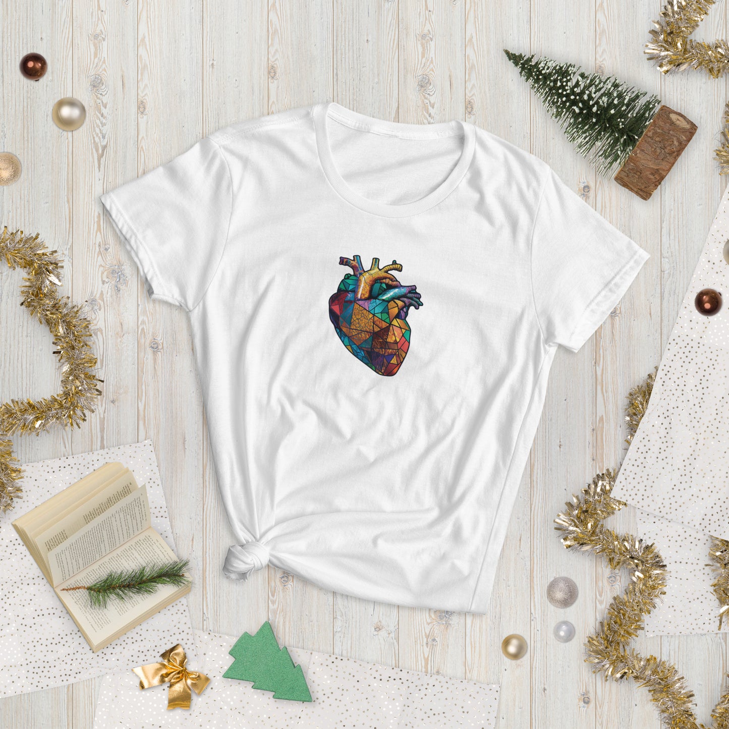 Tesselated Heart #1 - Women's short sleeve T-shirt